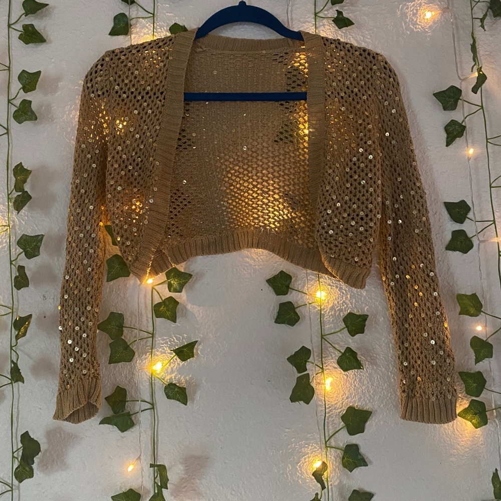 Silk gold dress jacket